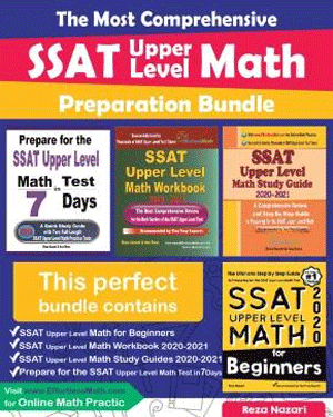 The Most Comprehensive SSAT Upper Level Math Preparation Bundle