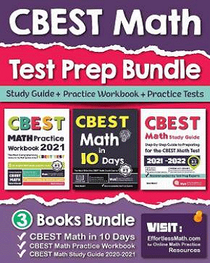 CBEST Math Test Prep Bundle
