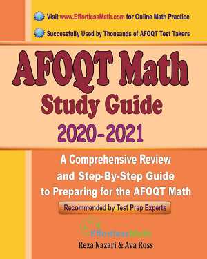 AFOQT Math Study Guide 2020 – 2021