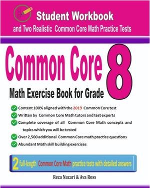 Common Core Math Exercise Book for Grade 8