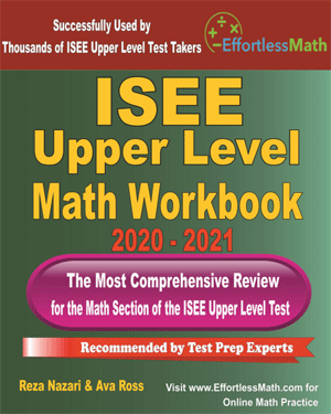 ISEE Upper Level Math Workbook 2020 – 2021