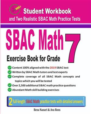 SBAC Math Exercise Book for Grade 7