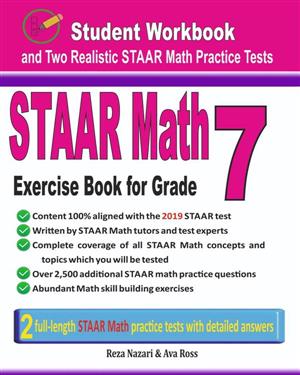 STAAR Math Exercise Book for Grade 7