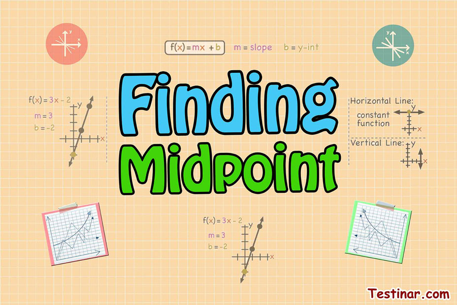 How to find the midpoint of a line