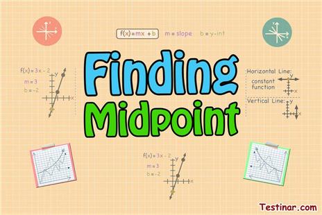 How to find the midpoint of a line