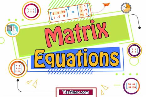 How to Solve Matrix Equations