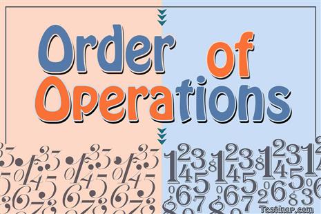 How to use order of operations