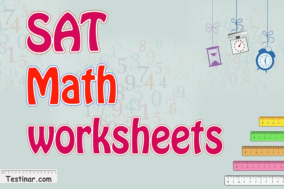 SAT Math Worksheets FREE Printable