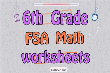 6th Grade FSA Math Worksheets: FREE & Printable