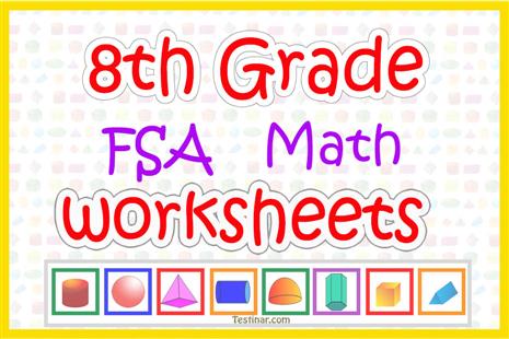 8th Grade FSA Math Worksheets: FREE & Printable