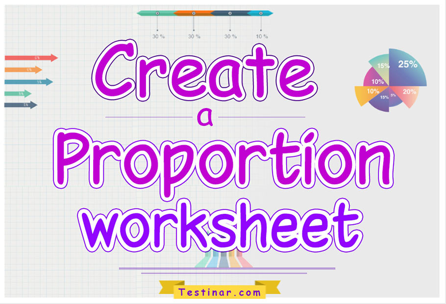 Create a Proportion worksheets