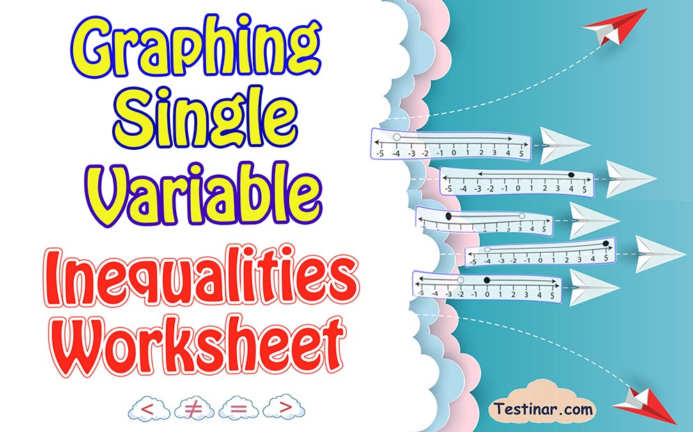 Graphing Single Variable Inequalities worksheets