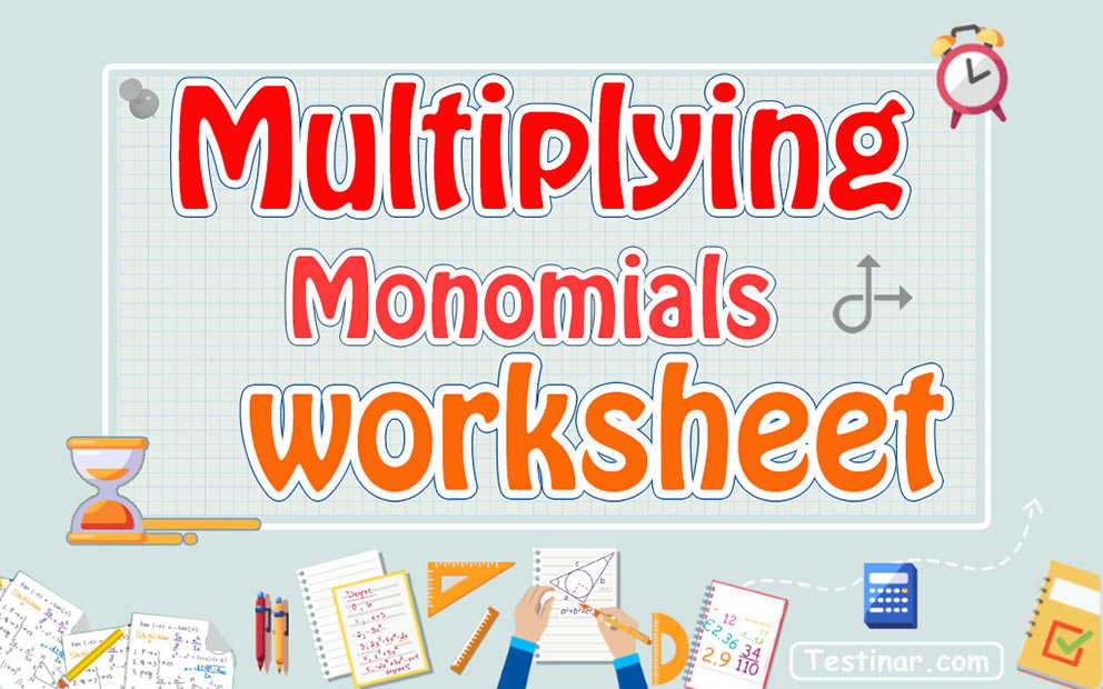 Multiplying Monomials worksheets