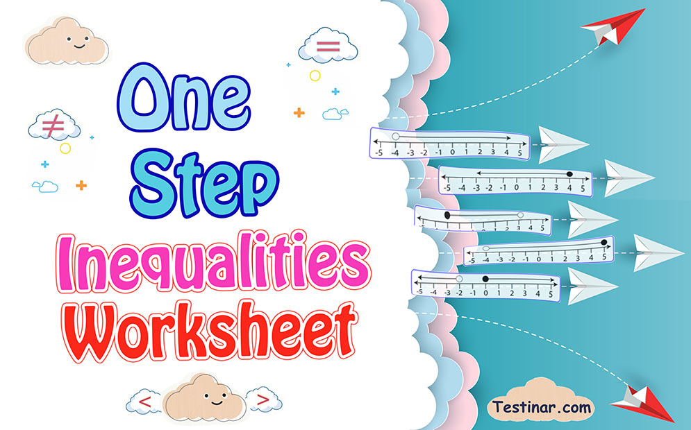 One Step Inequalities worksheets