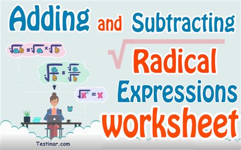 Adding and Subtracting Radical Expressions worksheets