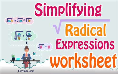 Simplifying Radical Expressions worksheets