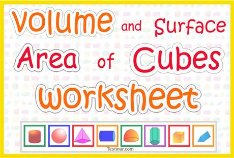 volume and Surface Area of Cubes worksheets