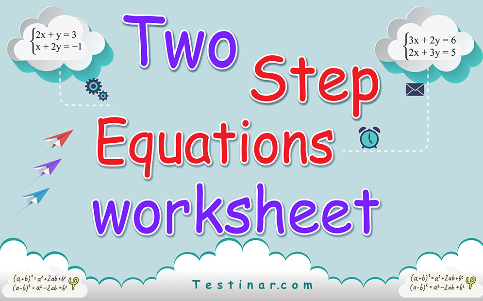 Two Step Equations worksheets