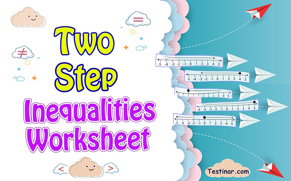 Two Step Inequalities worksheets