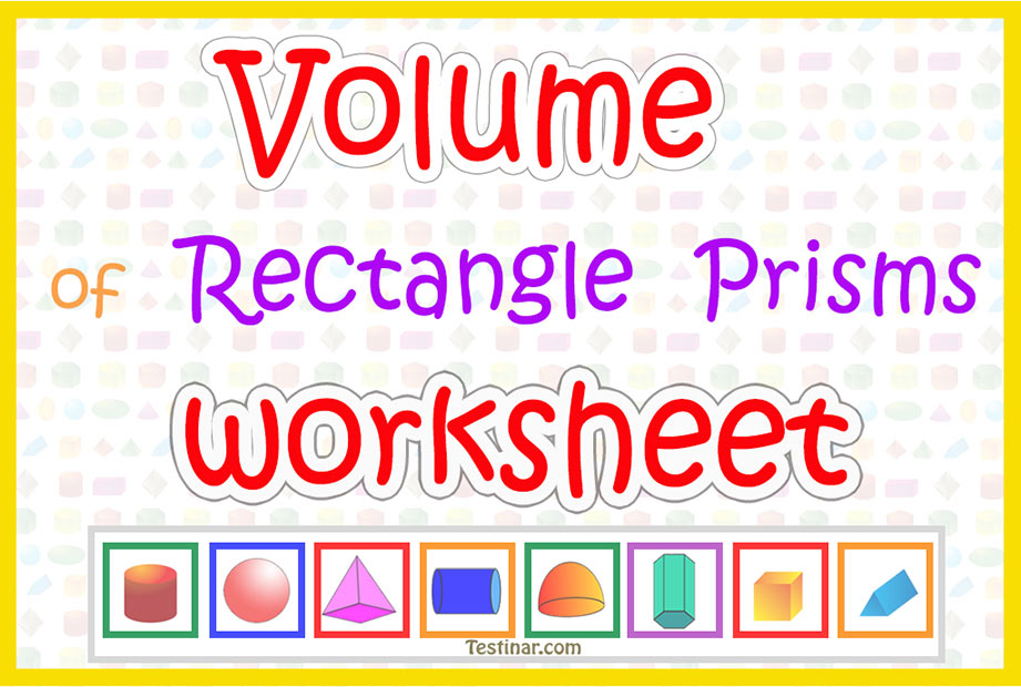 Volume of Rectangle Prisms worksheets